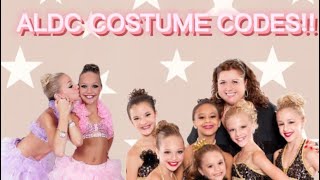 DANCE MOMS ALDC ROBLOX COSTUME CODES 🌺✈️💐 [upl. by Aver]