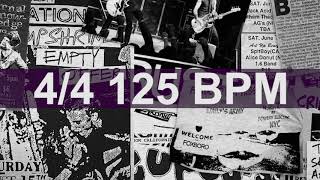 🔴 125 BPM Punk Drum Metronome [upl. by Griffin]