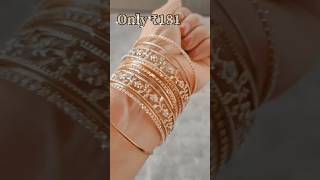 Wow ఇంత తక్కువ price👌✨short meesho bangles fashion trending viralshort [upl. by Hach]