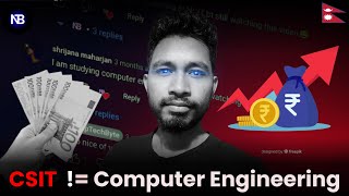 CSIT vs Computer engineering vs Software engineering  detailed comparison 🔥🔥 [upl. by Cutlip]