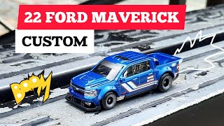 UNBOXING amp REVIEW 22 FORD MAVERICK CUSTOM  HOTWHEELS [upl. by Trometer]