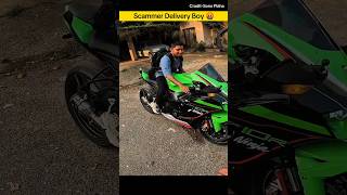 Scammer Delivery Boy Ka Attitude To Dekho 🤬scammer deliveryboy attitude motovlog ninja001vlogs [upl. by Mok289]