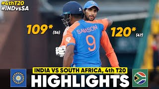 India vs South Africa 4th T20 Highlights  India vs South Africa  IND vs SA 4th T20 Highlights 2024 [upl. by Lunna]