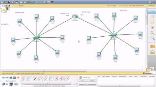 connecter deux topologie etoile avec un routeur Part 2 [upl. by Arek]