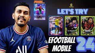 eFootball24 Mobile Lets Try Showtime  Free Highlight Ronaldo🔥🔴LIVE [upl. by Bloomer]