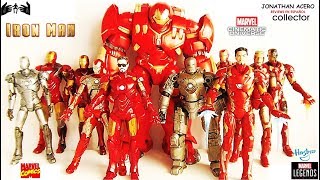 IRON MAN UCM Colección I Marvel Legends Toy Review Jonathan Acero Revisiones en Español [upl. by O'Connor]