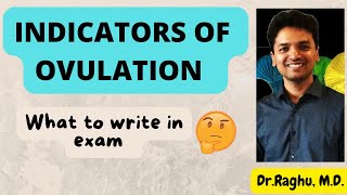 Indicators of ovulation  Tests of ovulation  Physiology Menstrual cycle  Reproduction  Gynaec [upl. by Ratna829]