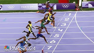 Track and field finishes BUT they keep getting more dramatic  Paris Olympics  NBC Sports [upl. by Hayikaz521]