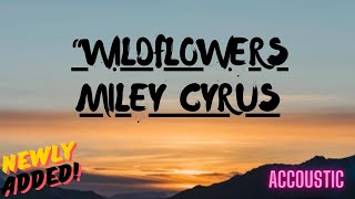 Wildflowers  Milry Cyrus Lyrics [upl. by Boorman]