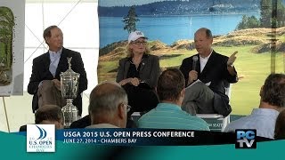 USGA 2015 US Open Press Conference [upl. by Nnylrefinnej]