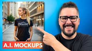 NEW How To Make REALISTIC AI TShirt Mockups Fastest Method [upl. by Pliske220]