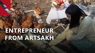 Displaced Artsakh mother finds opportunity in organic farming in Armenia [upl. by Nye]