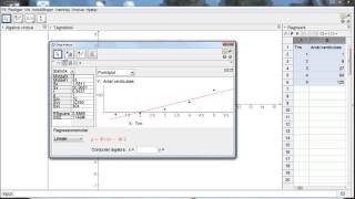 Regressionsanalyse i GeoGebra [upl. by Specht]