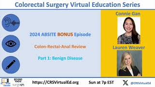 ABSITE Review  Benign Colorectal [upl. by Prudence]