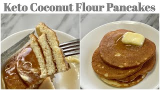 Keto Coconut Flour Pancakes [upl. by Icyaj]