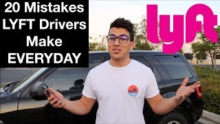 20 MISTAKES LYFT DRIVERS MAKE EVERYDAY [upl. by Bluefarb424]