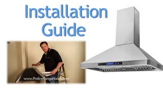 DIY How to Install a Wall Mount Range Hood  PLJW 129 [upl. by Island749]