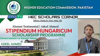 Stipendium Hungaricum Scholarship Programme Alumni Testimonial Adeel Ahmed [upl. by Ardnal]