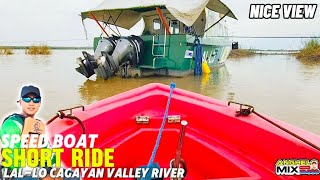 SPEED BOAT  SHORT RIDE SA ILOG CAGAYAN LALLO  ANGHELO MIX BLOGS [upl. by Airdnna]