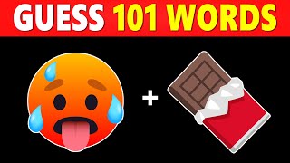 Guess the Word by Emoji 101 Words  Ultimate Emoji Challenge [upl. by Hudis]