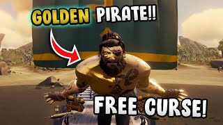 How to get the GOLD CURSE  Sea of Thieves 101 [upl. by Nollat]