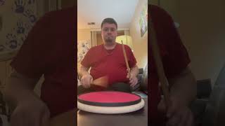 Single Strokes on Prologix Red Storm Practice Pad prologixpercussion vicfirth [upl. by Aldo]