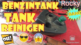 BenzinTank Reinigen Tank Reinigung Roller Motorroller Scooter springt nicht an [upl. by Ennair]