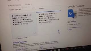 Wingdings in Google Translator [upl. by Eissert80]