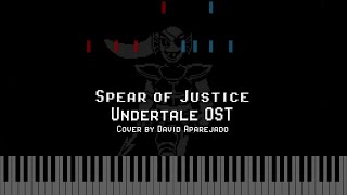 Undertale OST  Spear of Justice Piano Cover [upl. by Yriek]