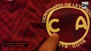 UNBOXING Y REVIEW JERSEY CLUB AMERICA CENTENARIO VERSION JUGADOR PLAYERA CLON [upl. by Veradi]