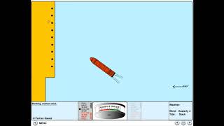 Shiphandling  Berthing with onshore wind and slack tide  No tugs [upl. by Sidwohl]