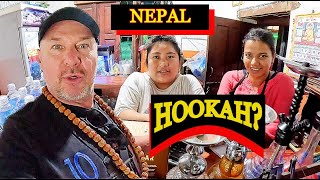 BUTTER CHICKEN BEER amp HOOKAH IN NEPAL Pokhara🇳🇵 [upl. by Stronski]