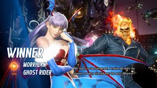 Morrigan amp Ghost Rider in MARVEL VS CAPCOM INFINITE [upl. by Garcia]