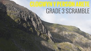 CLOGWYN Y PERSON ARETE  SNOWDONIA [upl. by Bren311]