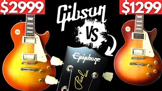 EPIPHONE 1959 LES PAUL vs REAL GIBSON [upl. by Caldeira]