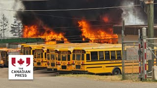 Wildfire threatens Williams Lake BC [upl. by Darcey938]