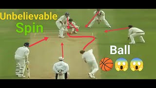 Unbelievable Shane Warne Spin ball in cricket history 🔥🔥 [upl. by Alfredo515]