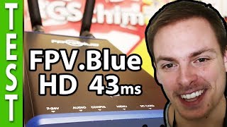 Digital HD video downlink FPV Blue long range low latency [upl. by Eirellav194]