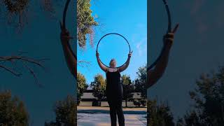 hulahooping dance to Fergie Clumsy hulahoop dance y2k [upl. by Desimone]