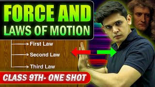 Force and Laws of Motion Complete Chapter🔥 CLASS 9th Science NCERT covered  Prashant Kirad [upl. by Oicatsana299]