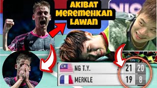 Akibat Meremehkan Lawan‼️Ng Tze Yong langsung bagi PENGAJARAN😱 sampai Koy4k‼️🤯 French Open 2023 [upl. by Aldridge]