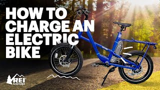 How to Charge an Electric Bike [upl. by Ecnesse29]