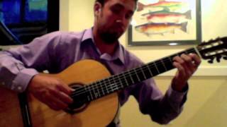 Erik Satie  Gymnopedie no 3  Classical Guitar Ryan Walsh Portland Oregon [upl. by Mihe699]