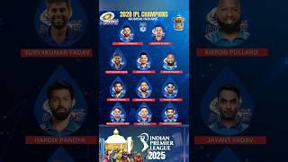 quot🔥 Mumbai Indians  IPL 2020 Champions 🏆 MIChampion OneFamily IPL2020 MumbaiIndiansquot [upl. by Idnal557]