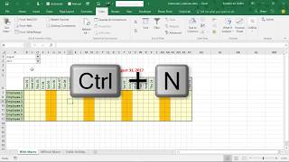 Build an Automatic Calendar with Macro in Excel [upl. by Eityak]