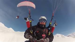 Paragliding in Gudauri Ski Resort [upl. by Attenrad]