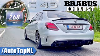 Mercedes C43 AMG 435HP  0250 amp BRABUS Exhaust SOUND by AutoTopNL [upl. by Maupin]