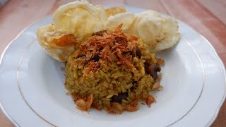 RESEP NASI KEBULI  Kabuli rice recipe  Indonesian style steamed rice influenced by Mandhi ampBiryani [upl. by Ansell]