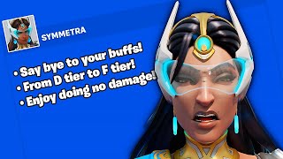 Symmetra Got Nerfed AGAIN  Overwatch 2 [upl. by Tager393]