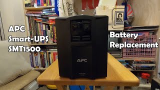 Replacing Batteries in an APC SmartUPS SMT1500 [upl. by Maurizio]